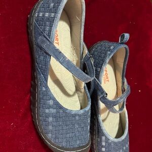 Women's Blue Sporty Sneakers